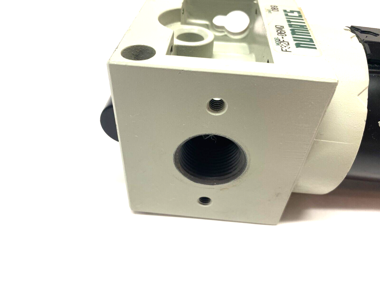 Numatics F32F-06MQ FlexiBlok Pneumatic Coalescing Filter NO O-RING - Used - Maverick Industrial Sales