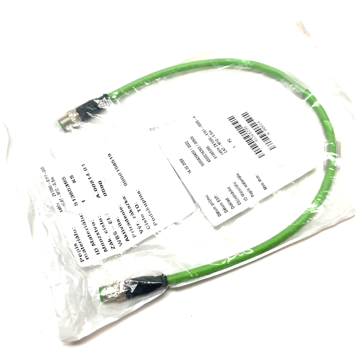 Beckhoff ZK1090-6161-0005 Double Ended EtherCAT Power Cable 0.5m 042267 - Maverick Industrial Sales