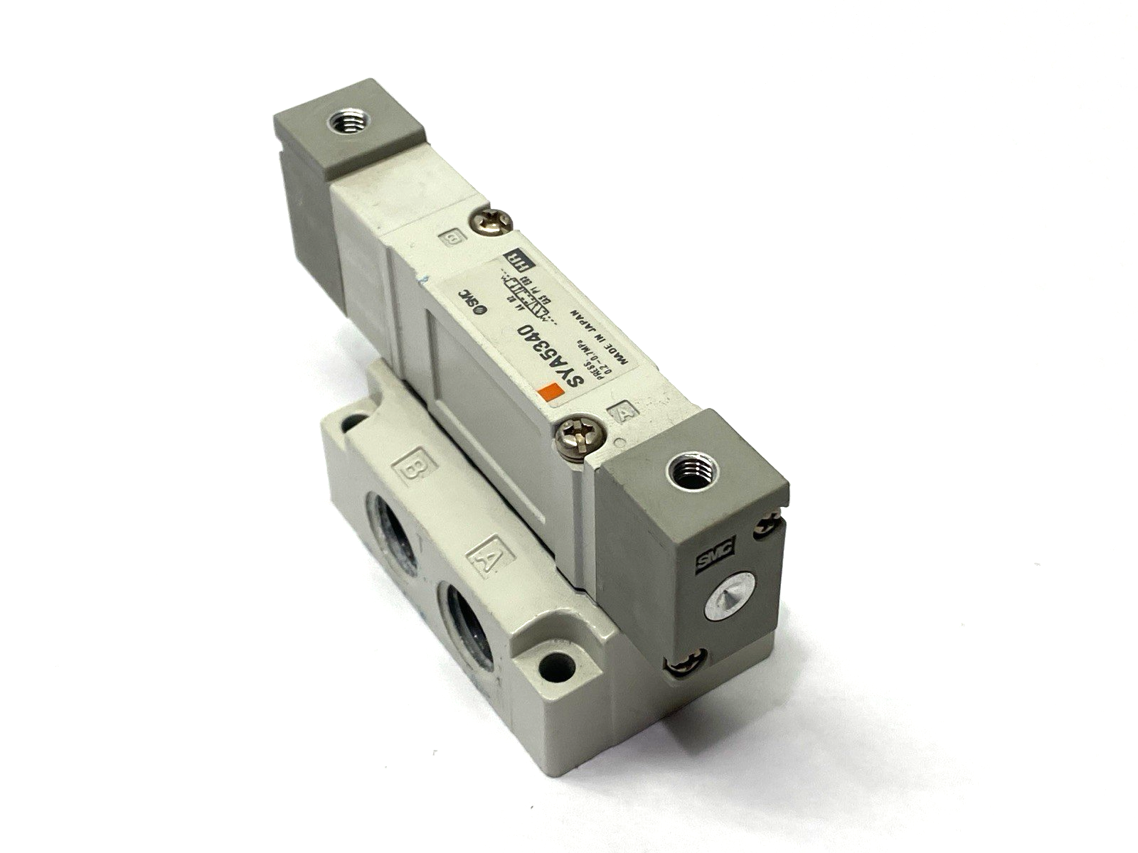 SYA5340-02 | SMC Air Pilot Valve & Base Mount 1/4" NPT - Used - Maverick Industrial Sales