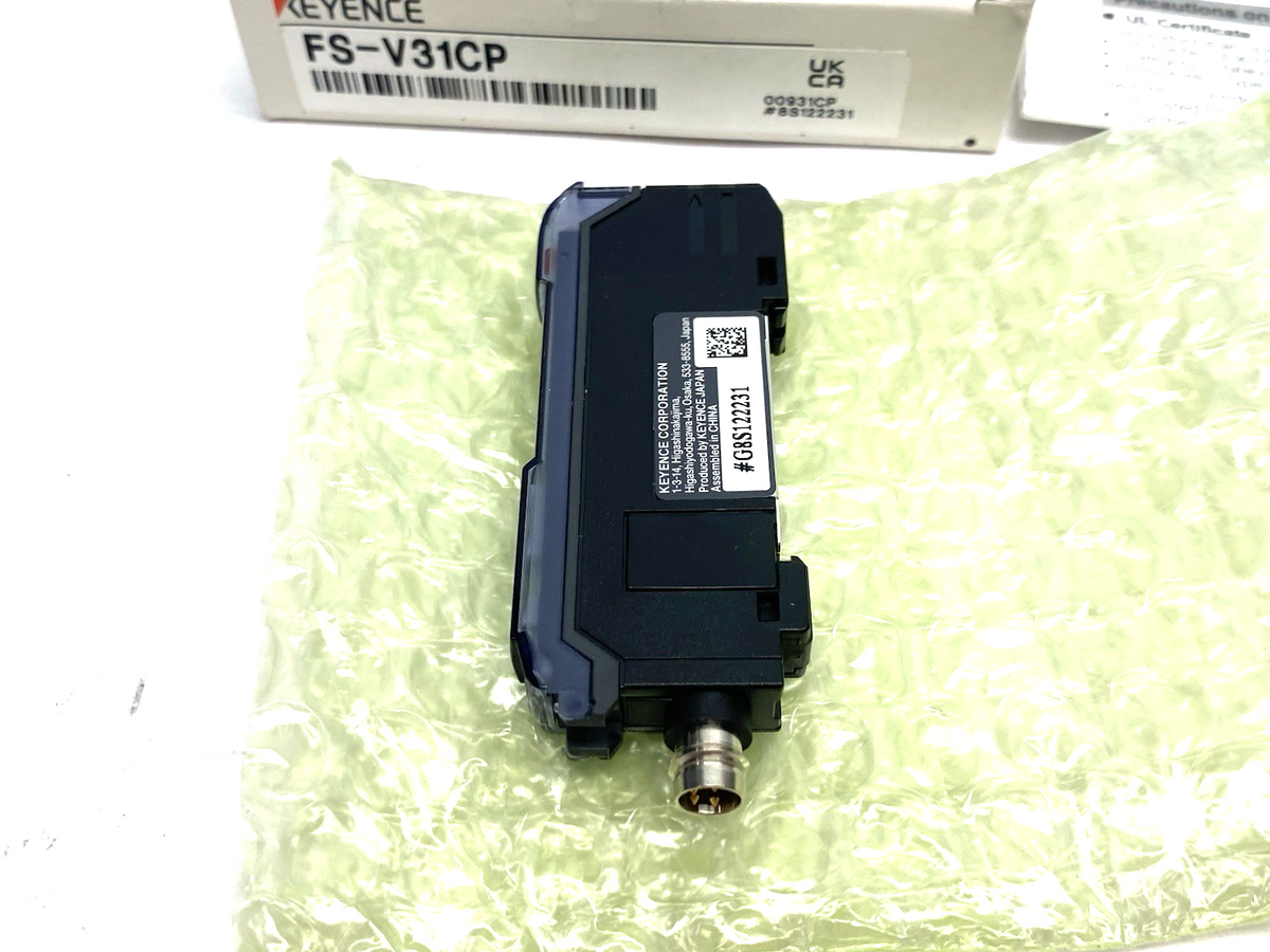FS-V31CP | Keyence Digital Fiber Optic Amplifier Main Unit, M8 Connector Type - New – Open box - Maverick Industrial Sales