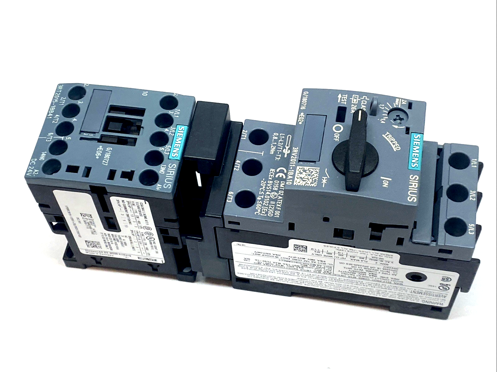 Siemens 3RA21101BA151BB4 Load Feeder DOL 24VDC 1.4-2A - Maverick Industrial Sales