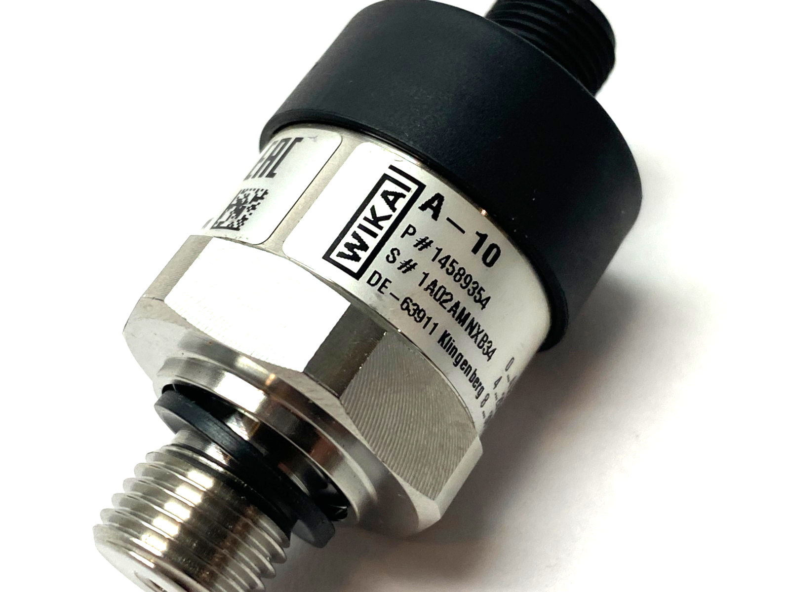 Wika A-10 Pressure Transmitter 8-30V 0-4bar 4-20mA 14589354 - Maverick Industrial Sales