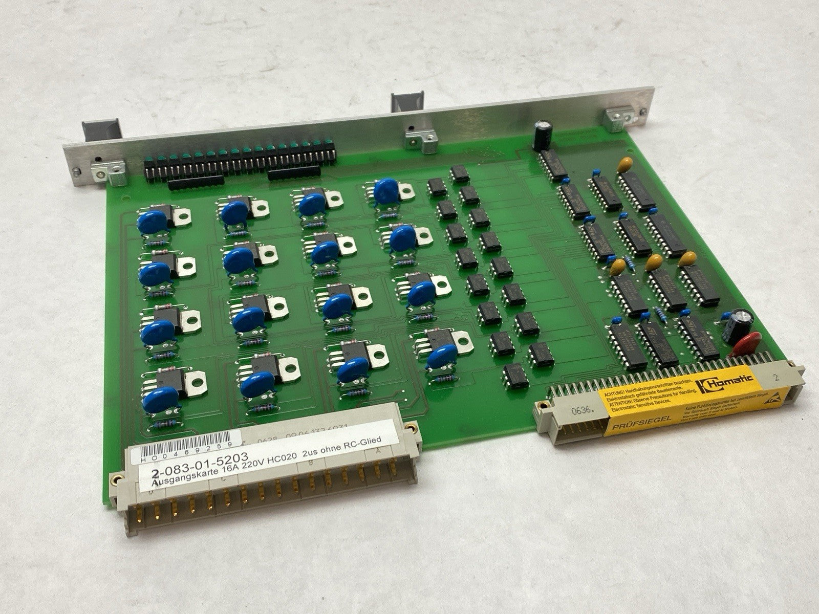 Homatic 2-083-01-5203 PLC Output Card 16A 110-220V - Maverick Industrial Sales
