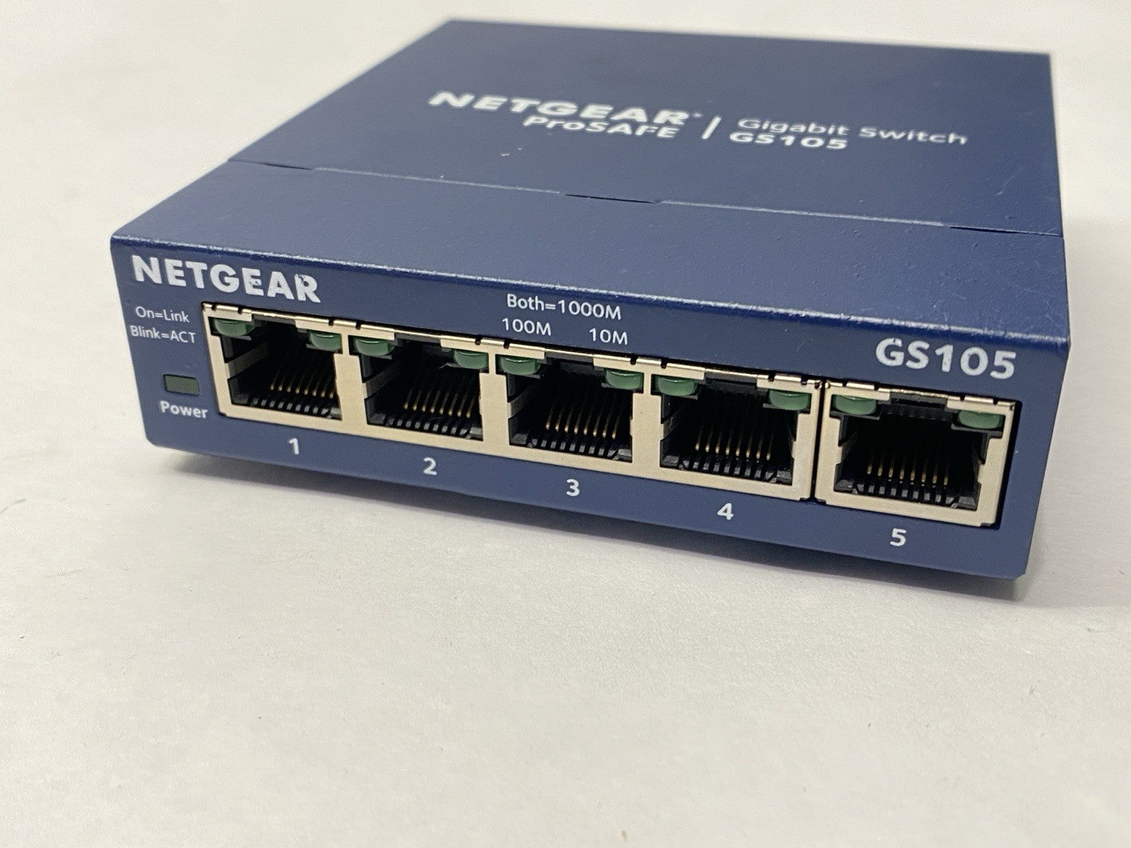 Netgear GS105v5 ProSAFE Unmanaged Gigabit Ethernet Switch 5-Port - Maverick Industrial Sales