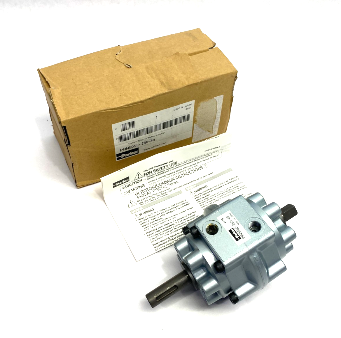 Parker PRN50SE-280-40 Compact Vane-Type Pneumatic Rotary Actuator - Maverick Industrial Sales