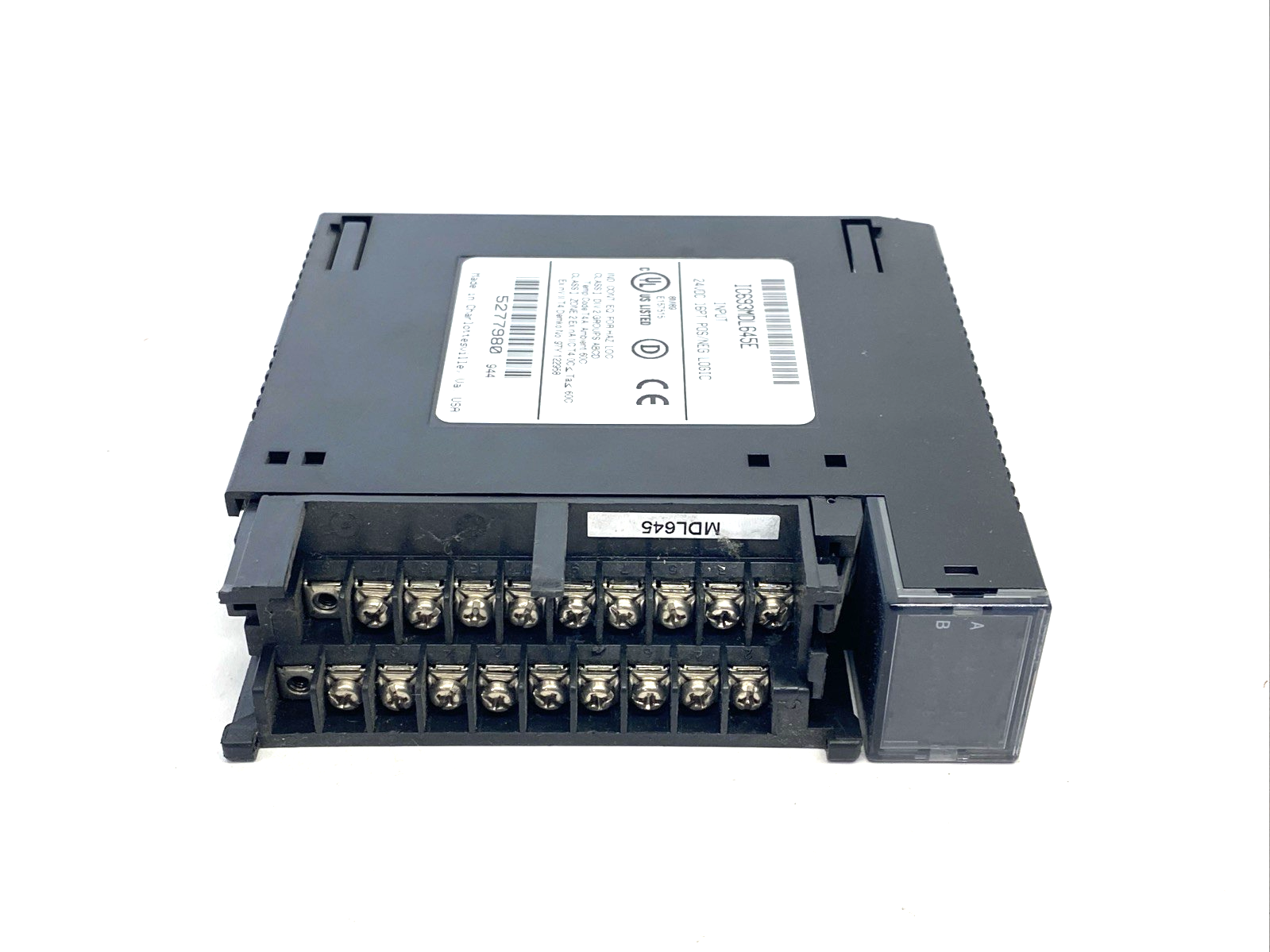 GE Fanuc IC693MDL645E Input Module 24VDC 16PT Pos/Neg Logic NO DOOR LOT OF 2 - Maverick Industrial Sales