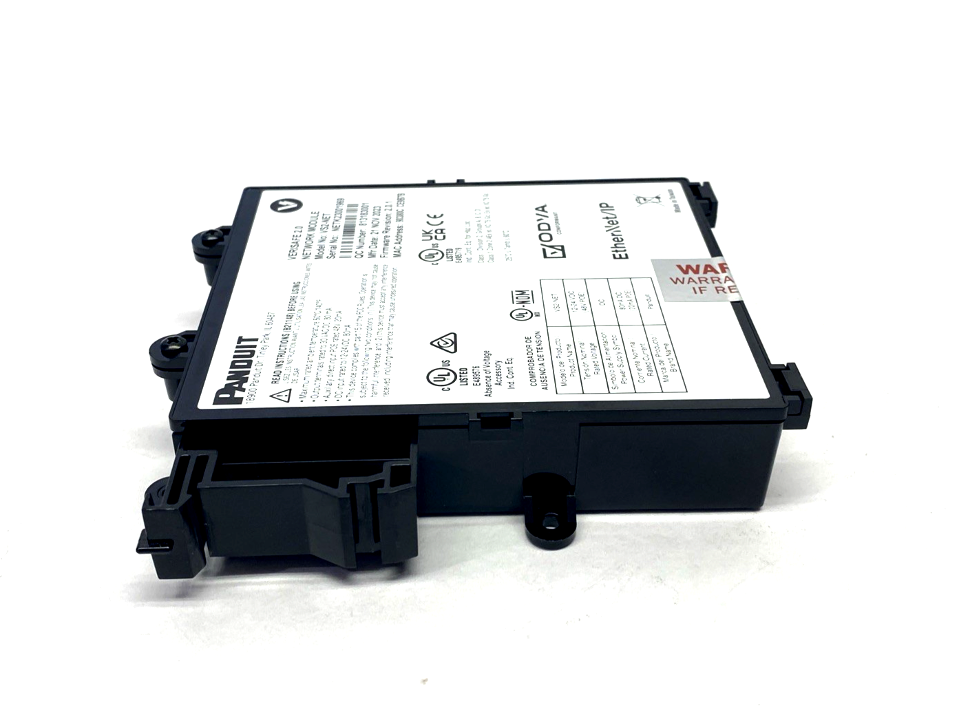 VS2-NET | Panduit VeriSafe 2.0 Network Module, Compatible w/AVT - New – Open box - Maverick Industrial Sales