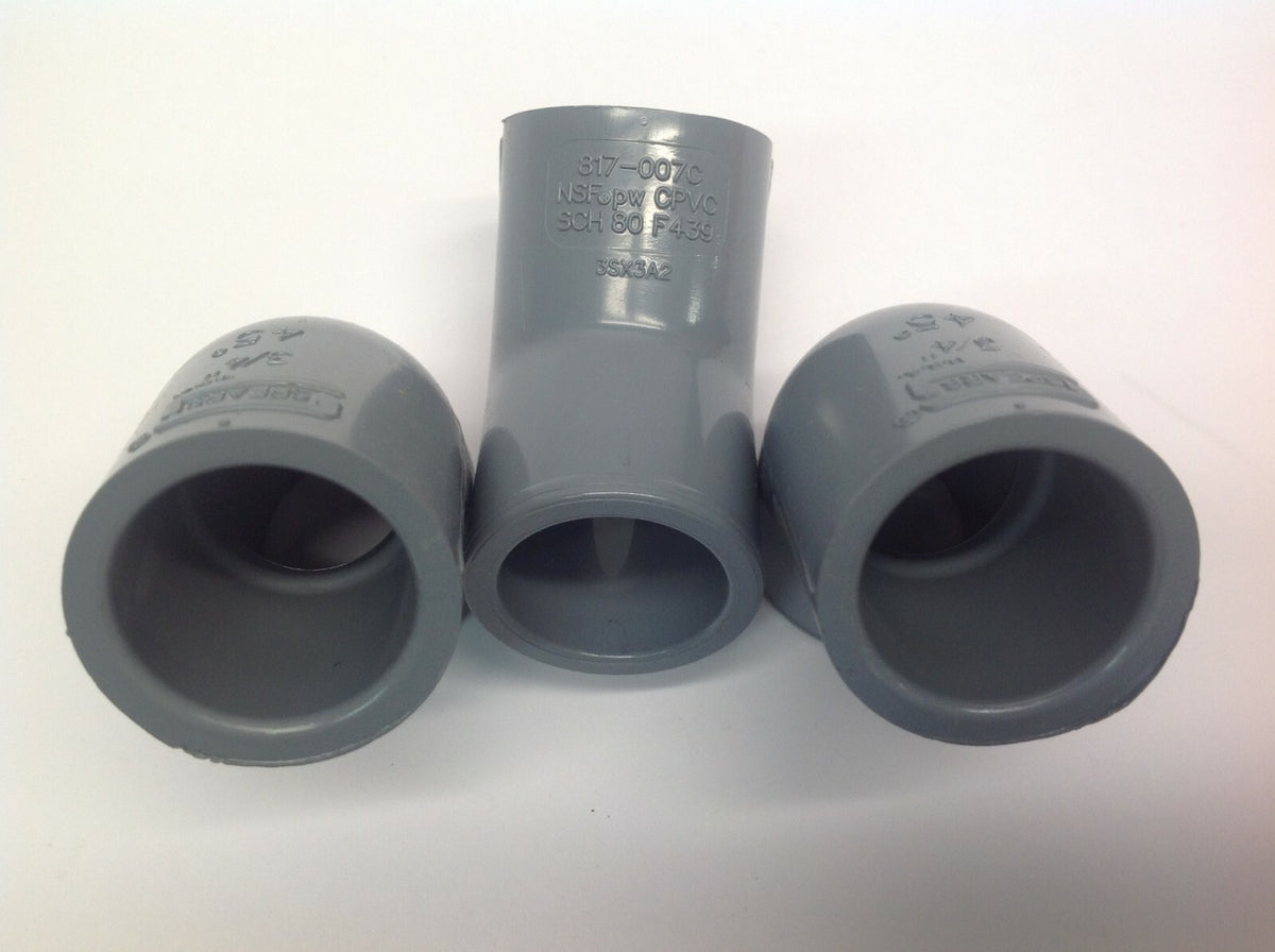 817-007C | Spears Elbow Socket 45 Degree 3/4" LOT OF 7 - New – Open box - Maverick Industrial Sales