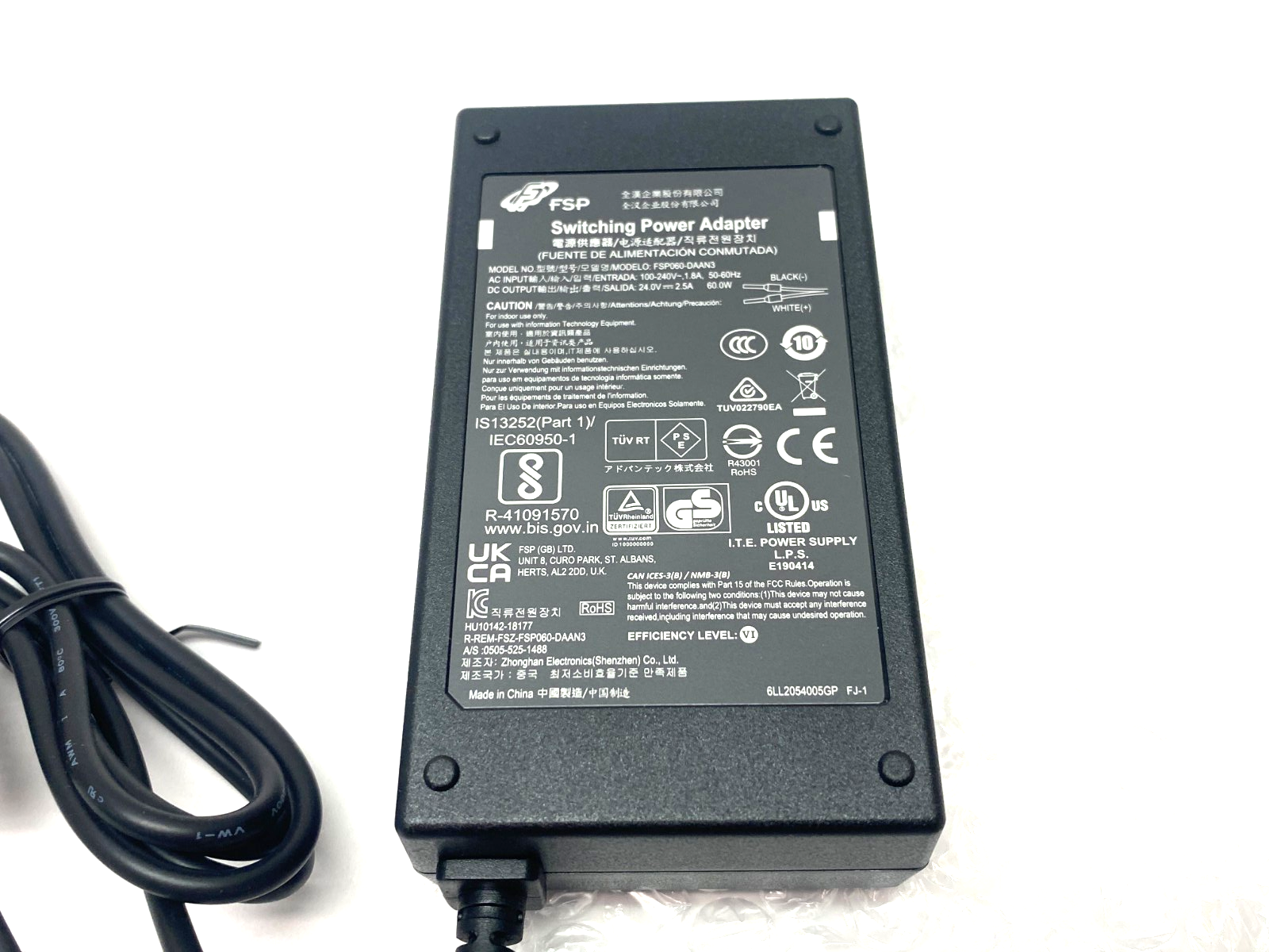 96PSA-A60W24T2-3 | FSP Switching Power Supply Adapter - New – Open Box - Maverick Industrial Sales