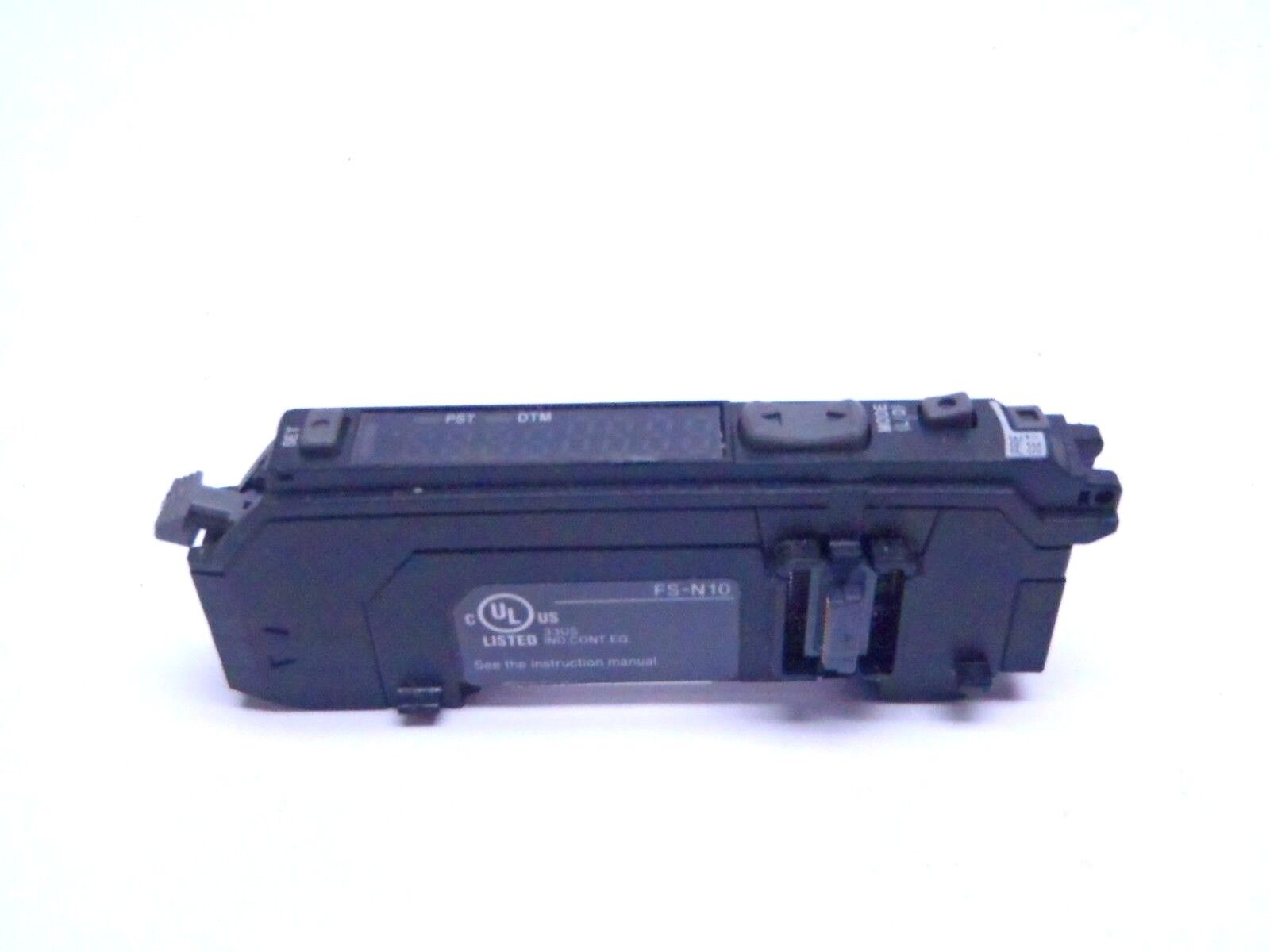 Keyence FS-N10 Digital Fiber Sensor Amplifier No Cover - Maverick Industrial Sales