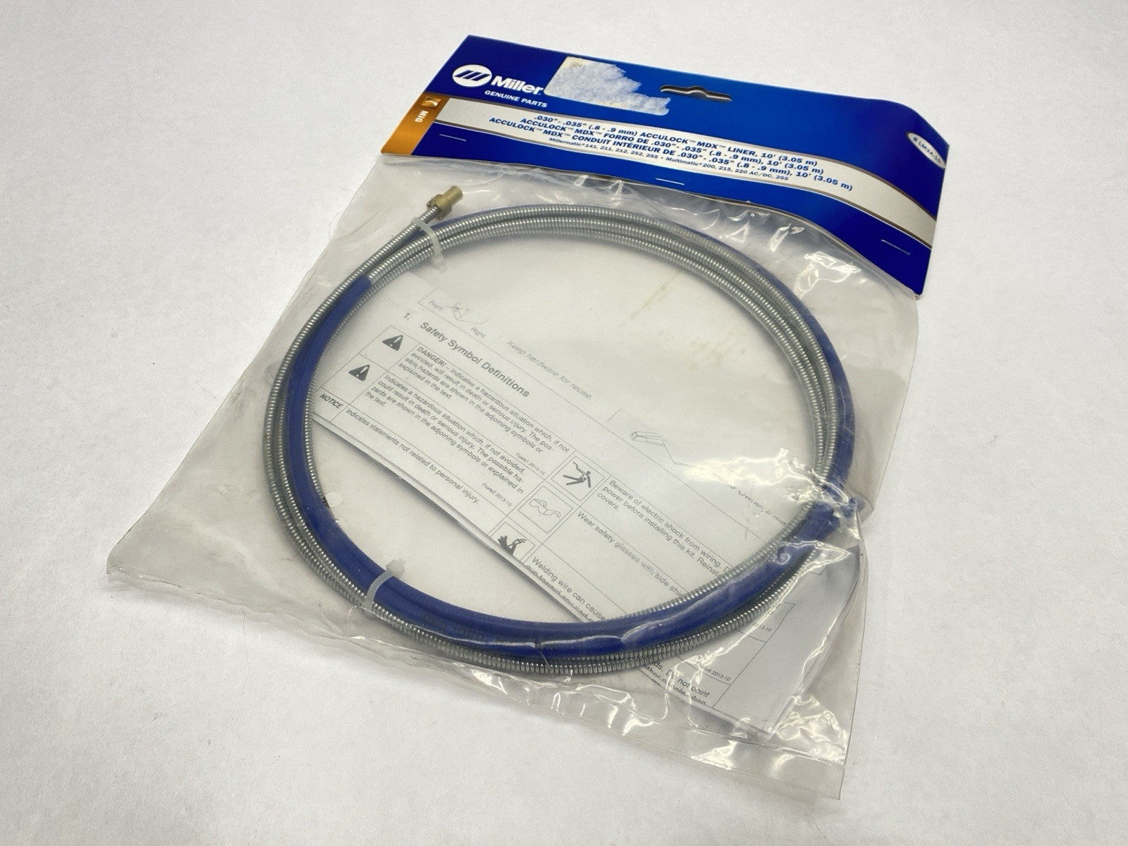 LM2A-10 | Miller Acculock MDX Liner 0.030"-0.035" 10' Length - New - Maverick Industrial Sales