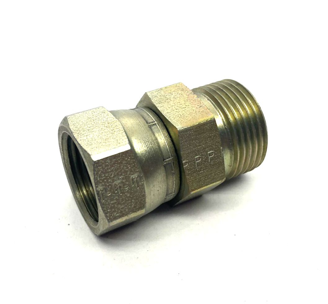 Parker 16-12 LOHL6-S Seal-Lok ORFS Straight Swivel Connector 1" to 3/4" - Maverick Industrial Sales