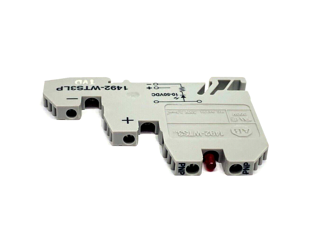 Allen Bradley 1492-WTS3LP IEC Terminal Block, 3-Level, Red LED, Gray LOT OF 10 - Maverick Industrial Sales