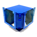 Hoffman F66LE9AC Elbow 90-Degree Outside Top Opening 6"x6", Painted Blue - Maverick Industrial Sales