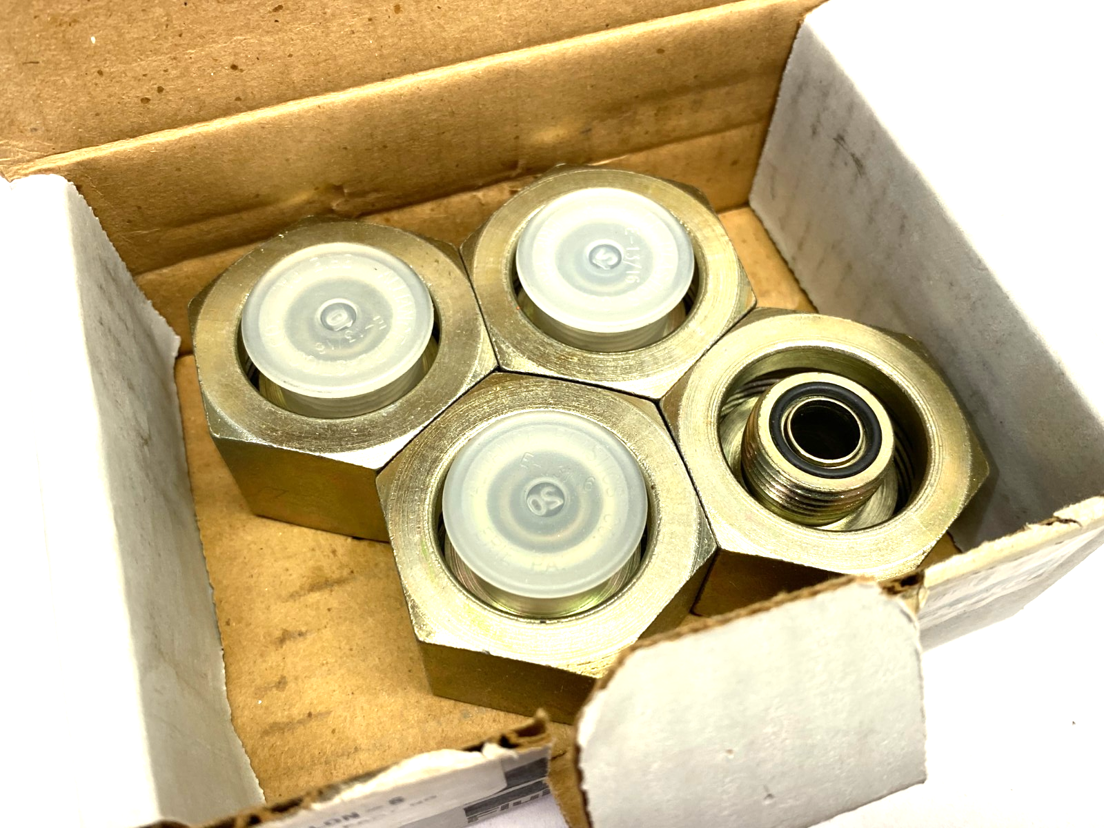 Parker 16-8 TRLON-S Seal-Lok O-Ring Face Seal Tube Fitting 1/2" to 1" BOX OF 4 - Maverick Industrial Sales