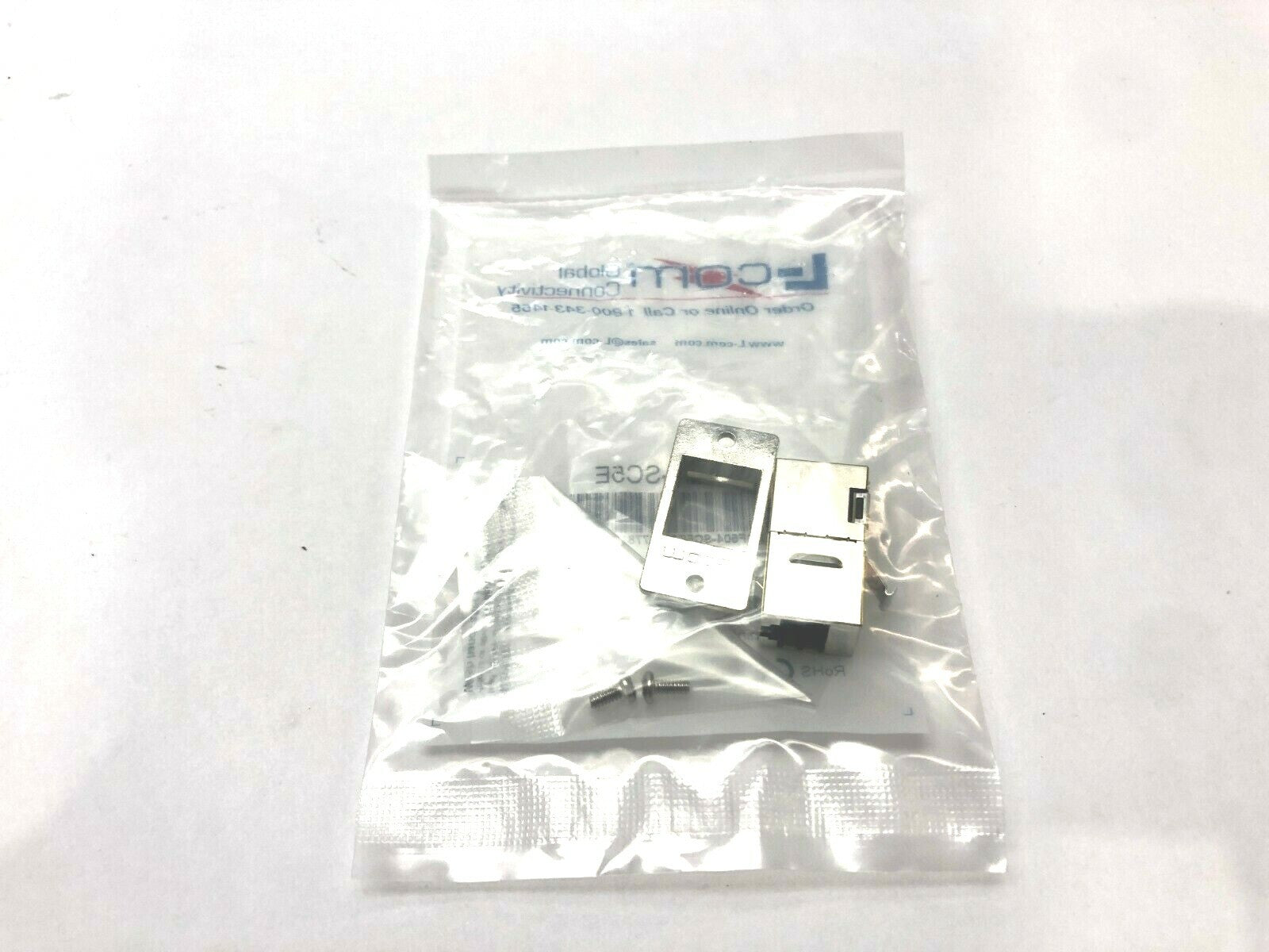L-Com ECF504-SC5E Modular Coupler CAT 5E w/ Shield - Maverick Industrial Sales