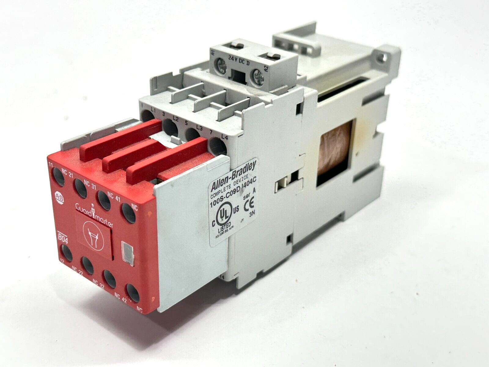 Allen Bradley 100S-C09DJ404C Ser A Safety Contactor 10A 690V - Maverick Industrial Sales