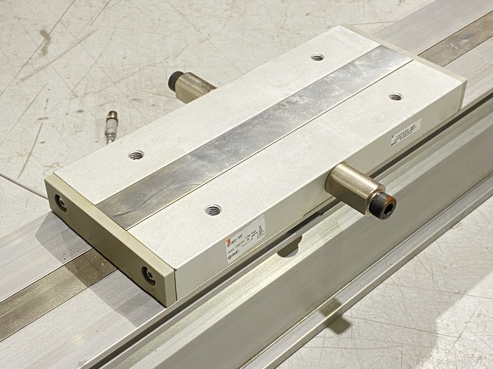 SMC MY1B63-600 Pneumatic Rodless Guided Cylinder 63mm Bore 600mm Stroke - Maverick Industrial Sales