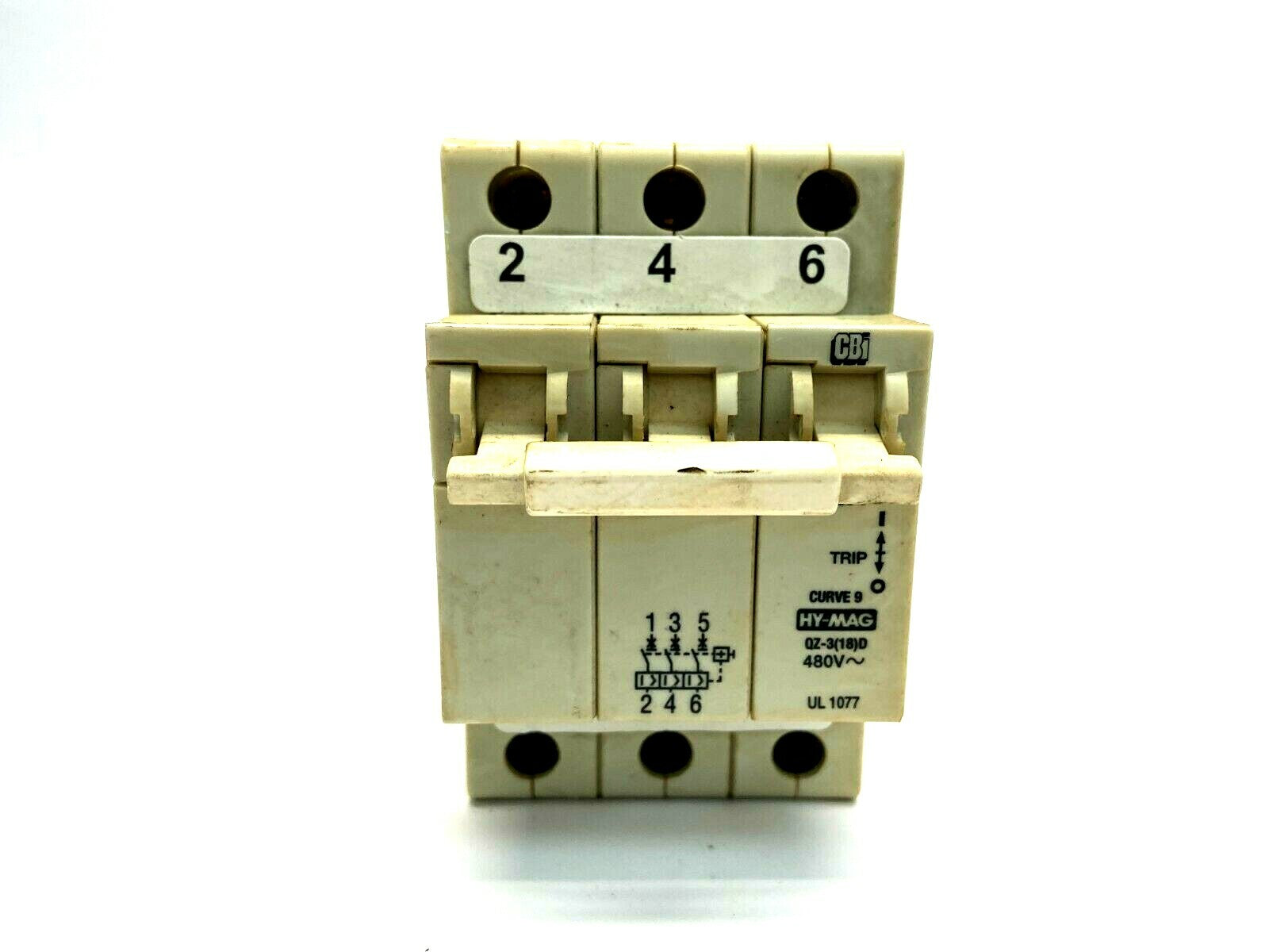 CBI QZ-3(18)D 20A Circuit Breaker 3 Pole 480V - Maverick Industrial Sales