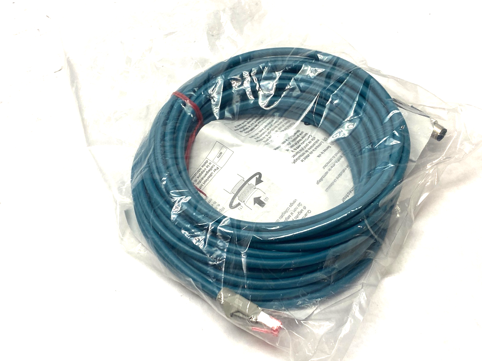 Keyence OP-87459 Ethernet Cable M14 4-Pin to RJ45 10m Length - Maverick Industrial Sales