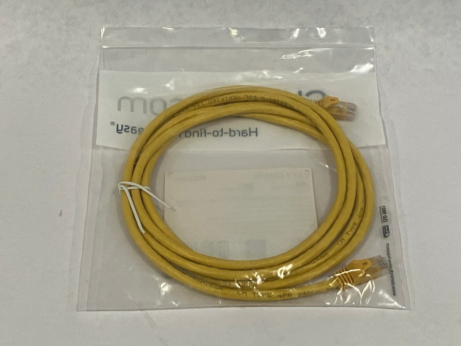 StarTech N6PATCH7YL Yellow Snagless Cat6 UTP Patch Cable RJ45 to RJ45 Male 7' - Maverick Industrial Sales