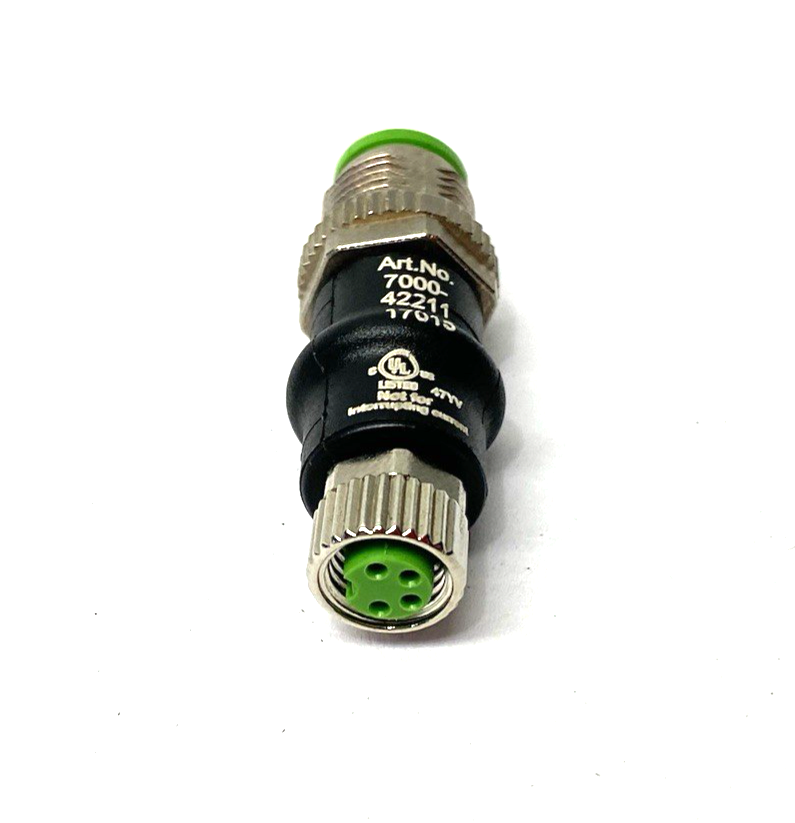Murrelektronik 7000-42211-0000000 Adaptor M12 male / M8 female A-cod. 4-pol. - Maverick Industrial Sales
