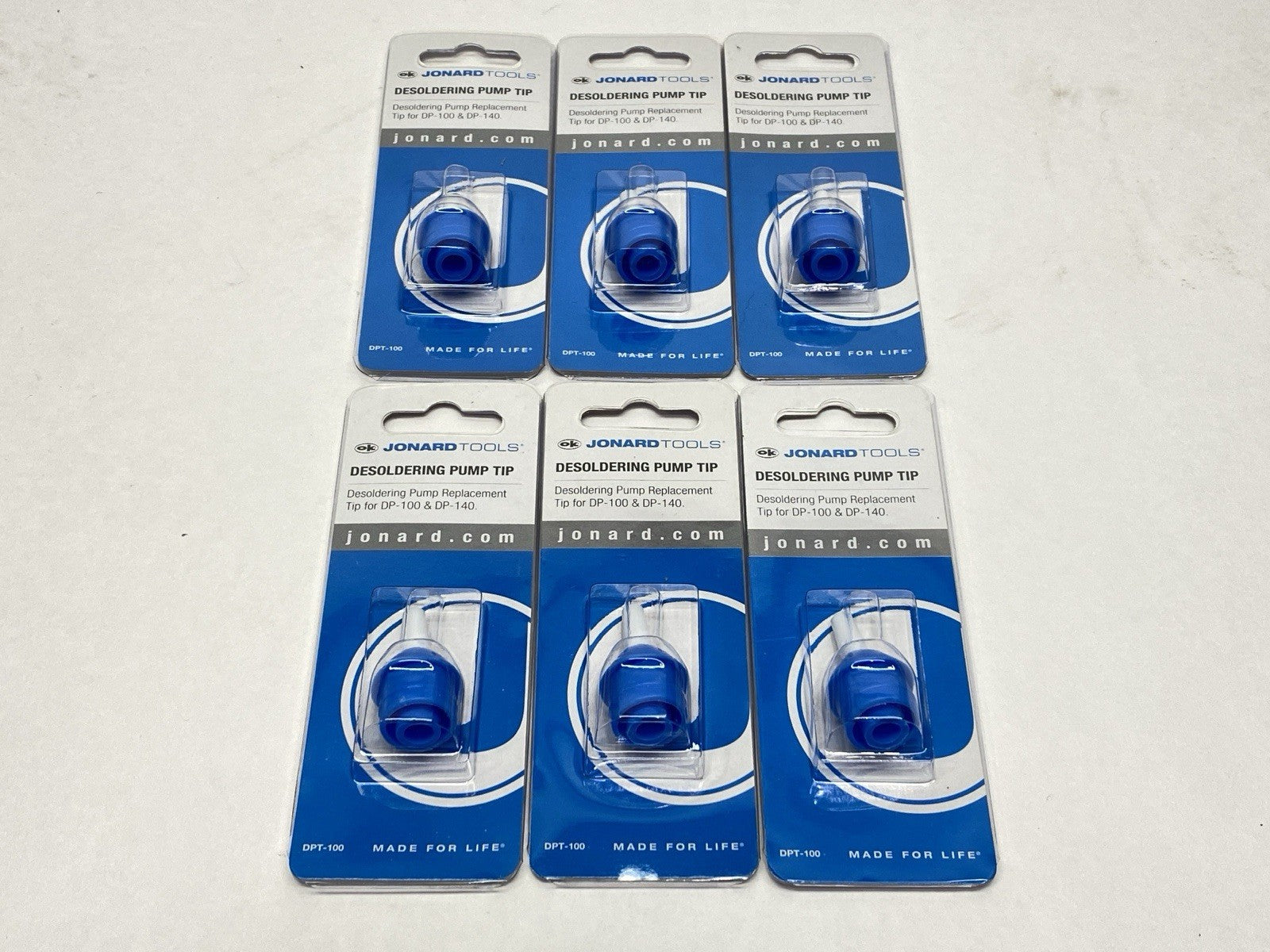 DPT-100 | Jonard Tools Desoldering Pump Tip For DP-100 & DP-140 LOT OF 6 - New - Maverick Industrial Sales