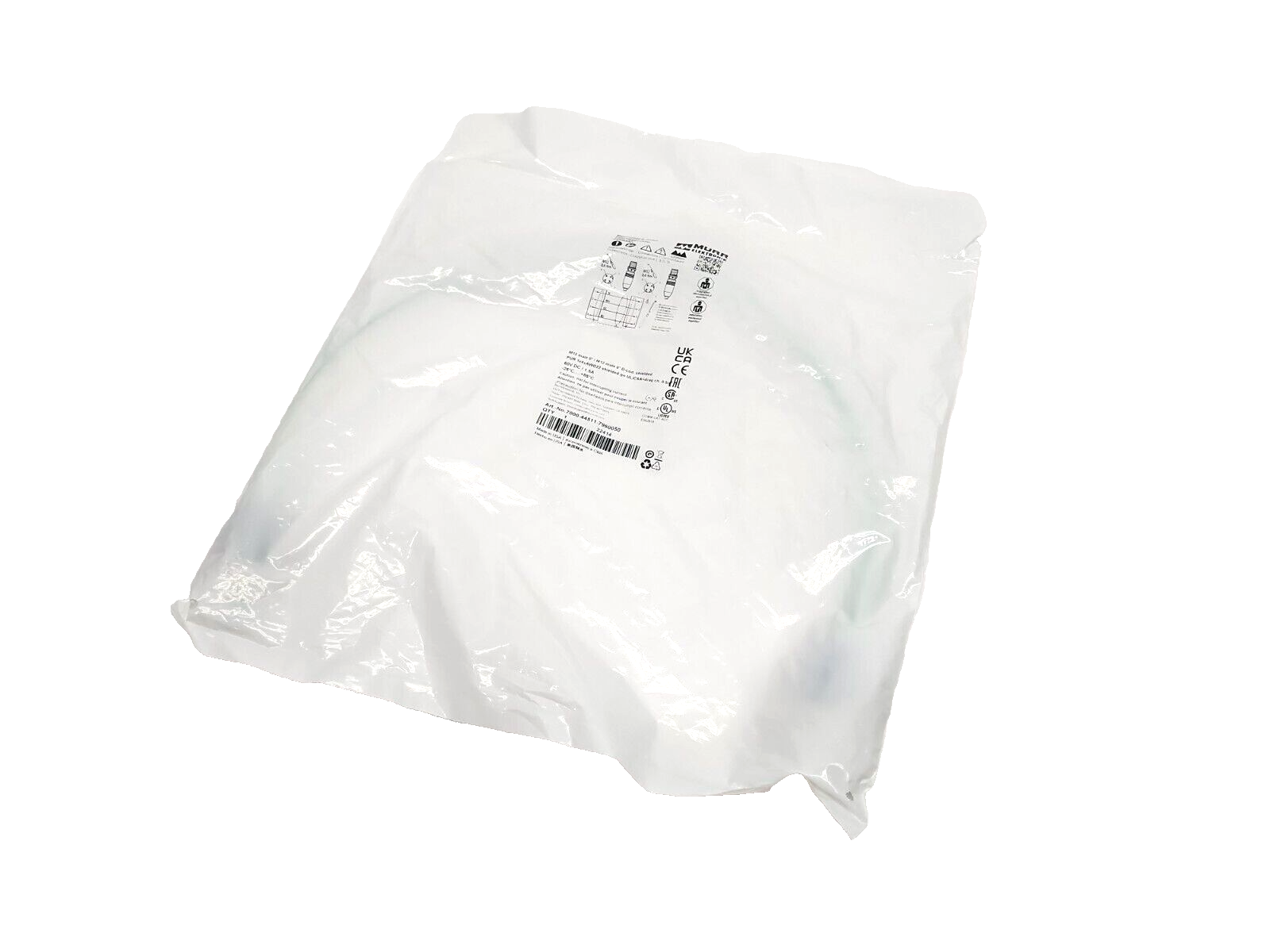 Murr Elektronik 7000-44511-7960050 M12 Male 4-Pin Double Ended Cordset 0.5m - Maverick Industrial Sales
