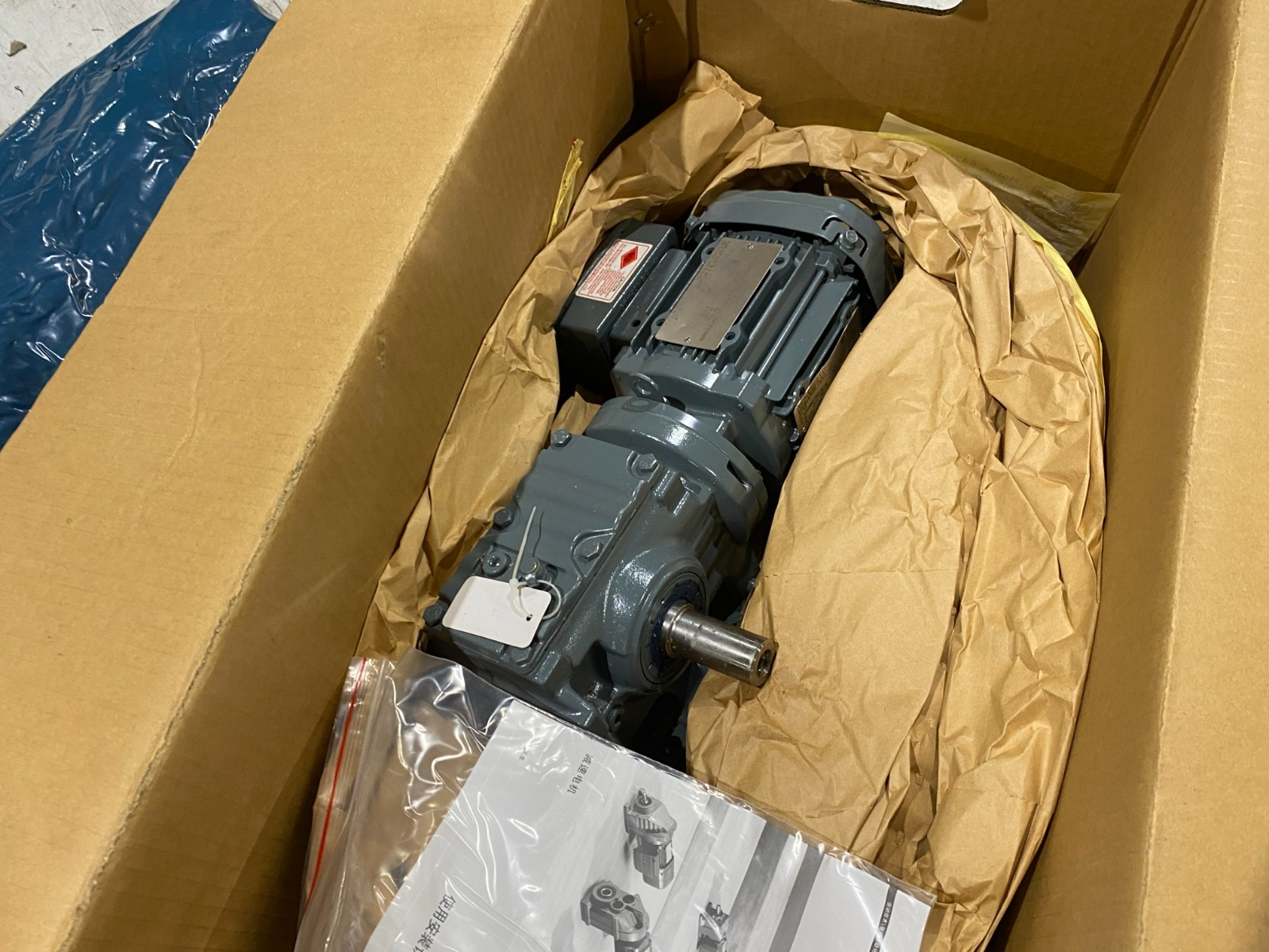 SEW-Eurodrive 25.7864249901.0001.20.48 Right Angle Gearmotor S47DRS71S4 - Maverick Industrial Sales