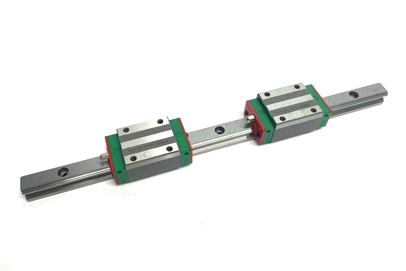 HGH-15-CA-2T300-Z0-C | Hiwin Linear Guideway Block and Rail, 2-Blocks, 300mm Rail - Used - Maverick Industrial Sales