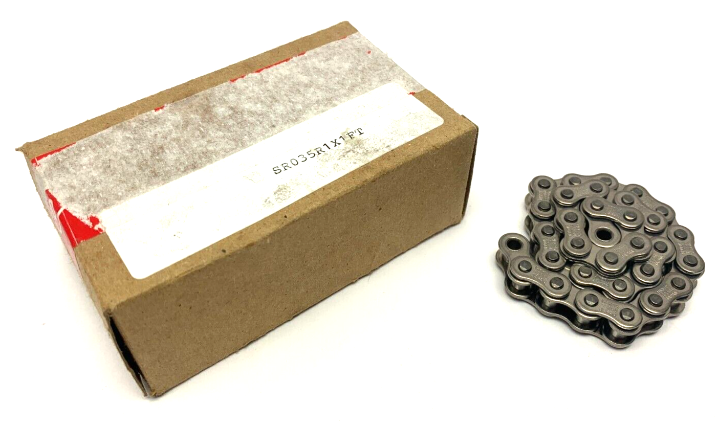 HHK Chain SR035R1X=1FT Stainless Steel Roller Chain Link 1' - Maverick Industrial Sales
