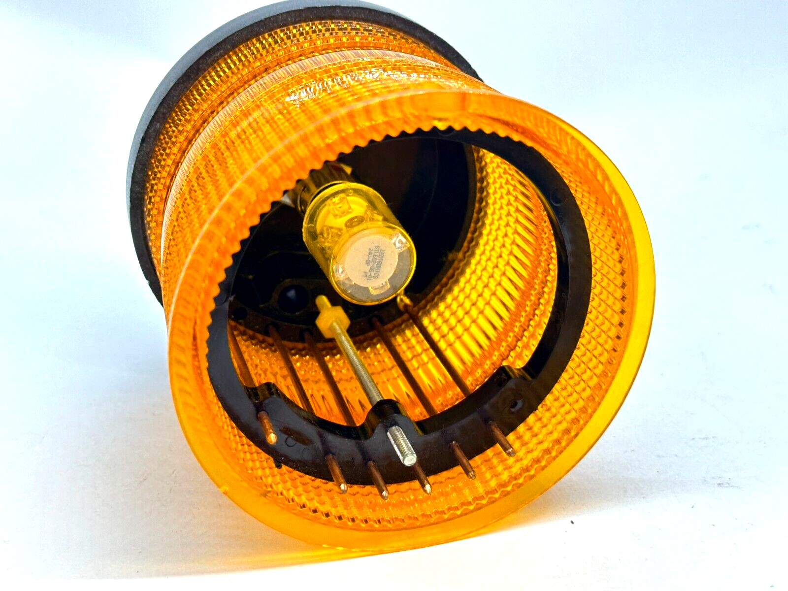 Edwards 101SINA-G1 AdaptaLight 101 Series Stackable Beacon Light Amber .61A 24V - Maverick Industrial Sales