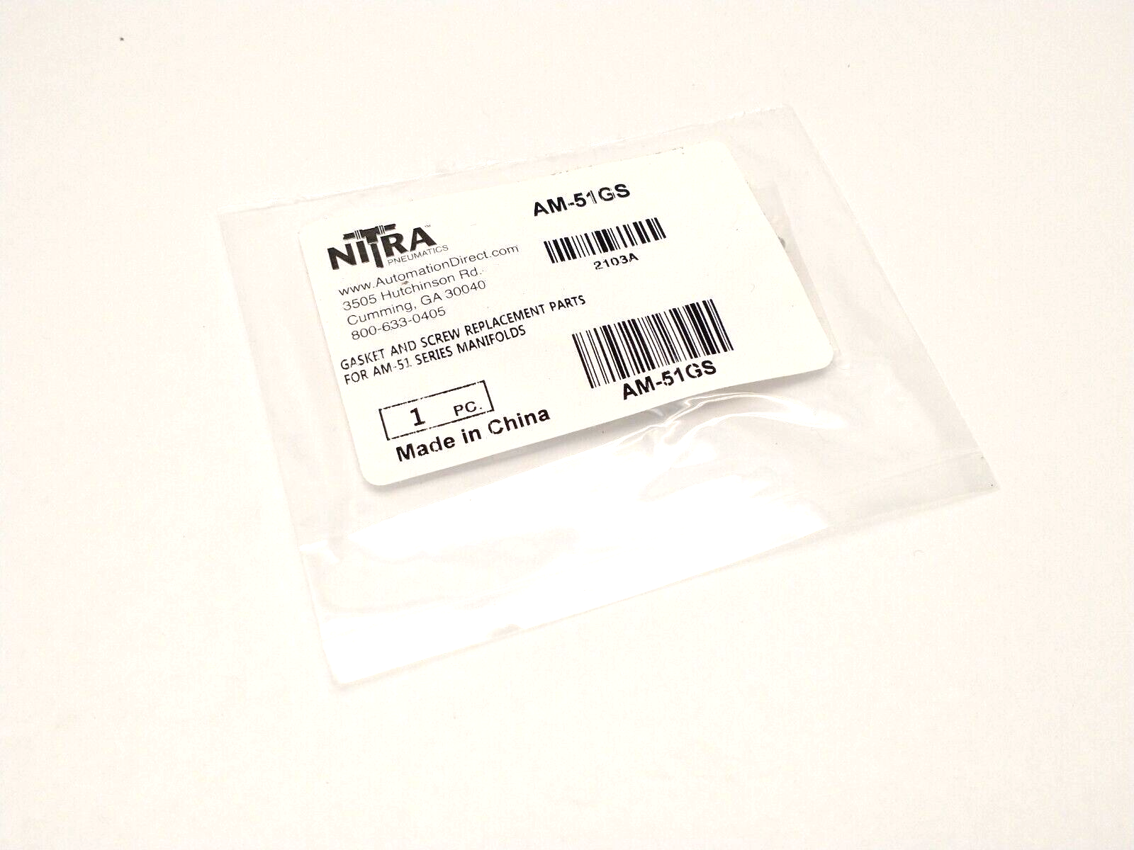 Automation Direct AM-51GS Nitra Manifold Mounting Set For AM-51 Series LOT OF 5 - Maverick Industrial Sales