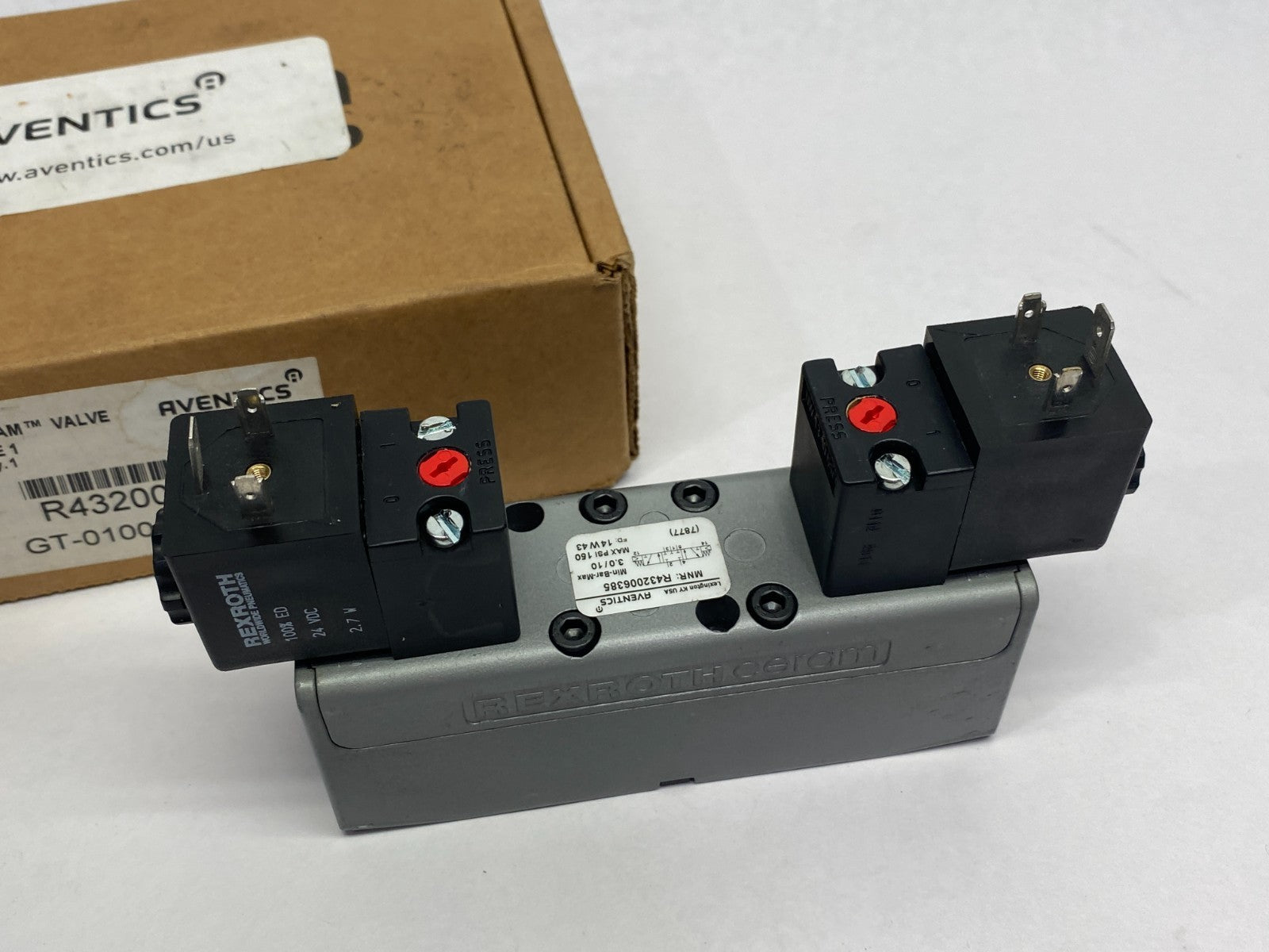 Emerson Rexroth R432006385 AVENTICS™ 5/3-Directional Valve, Series CERAM™ - Maverick Industrial Sales