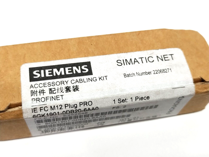 Siemens 6GK1901-0DB20-6AA0 PROFINET Industrial Ethernet Fast Connect M12 Plug - Maverick Industrial Sales