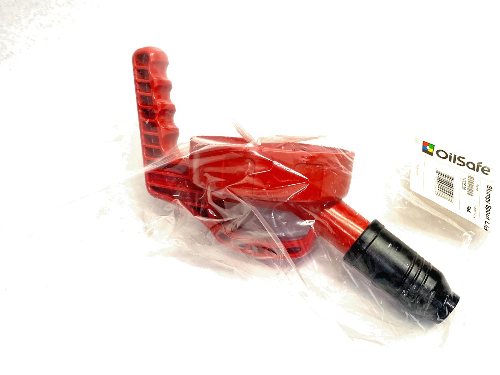 100508 | Oilsafe Stumpy Wide Spout Lid, Red - New - Maverick Industrial Sales