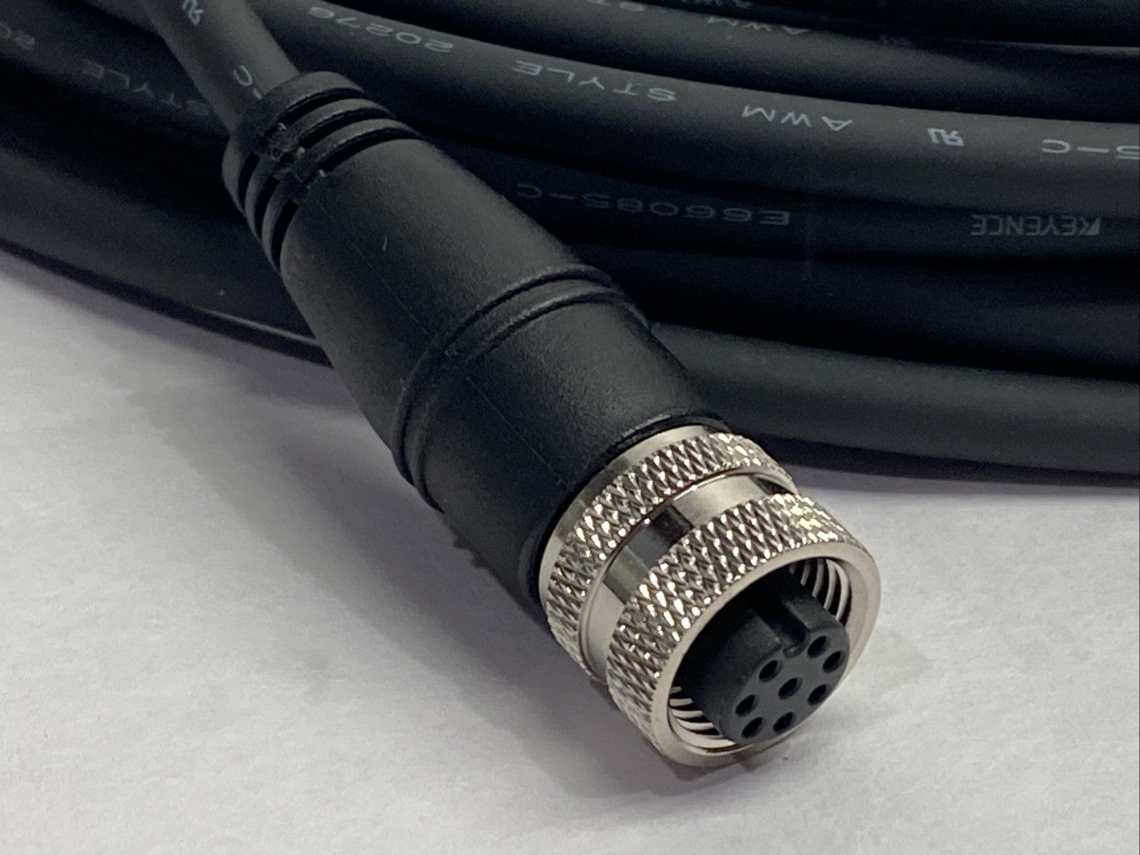 Keyence OP-87638 Connector Cable M12 8-Pin 2m - Maverick Industrial Sales
