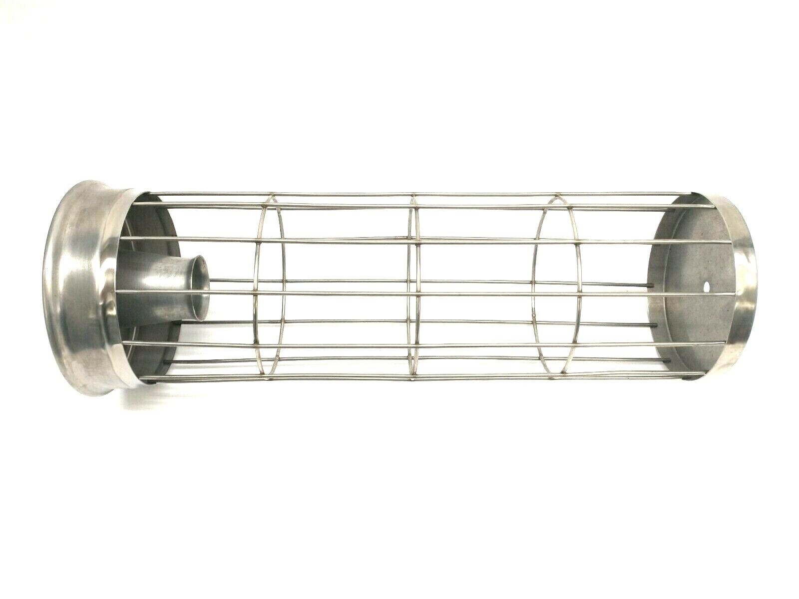 Nucon Bulk Bag Filling System Hopper Vent Top Removal Cage 18" x 5-1/2" x 6-1/4" - Maverick Industrial Sales