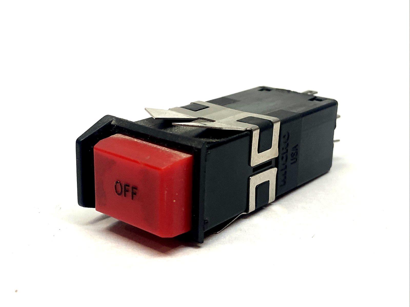 4A23BEA11 | Honeywell Micro Control Red Off Pushbutton Switch - Used - Maverick Industrial Sales