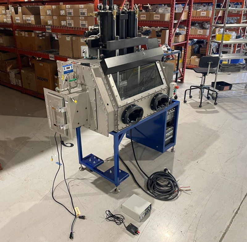 AGL 20 T Hydraulic Glove Box Cold Welder, Vacuum Chamber, 20 Ton Cold Welding - Maverick Industrial Sales