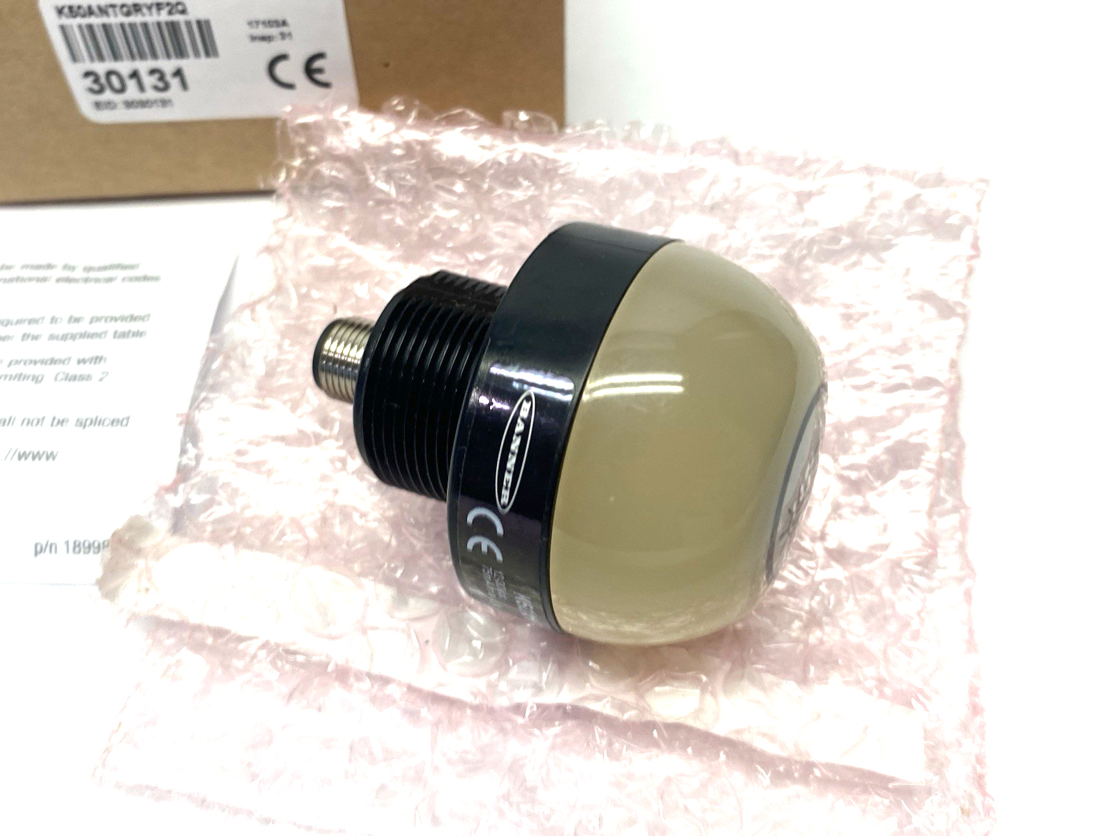 Banner 30131 EZ-LIGHT Multi-Input Color Touch Button K50ANTGRYF2Q NO MOUNT KIT - Maverick Industrial Sales