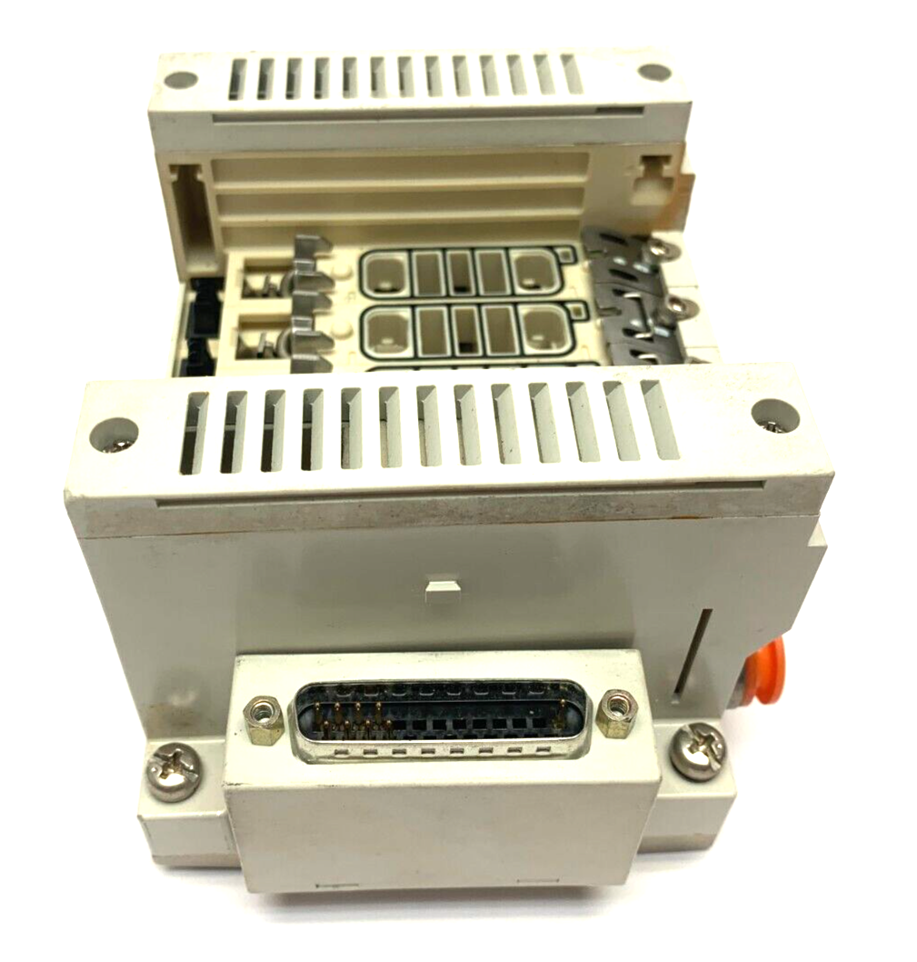 VV5Q11-04N3FS0-D0RS | SMC Plug In Manifold Assembly 4-Port - Used - Maverick Industrial Sales
