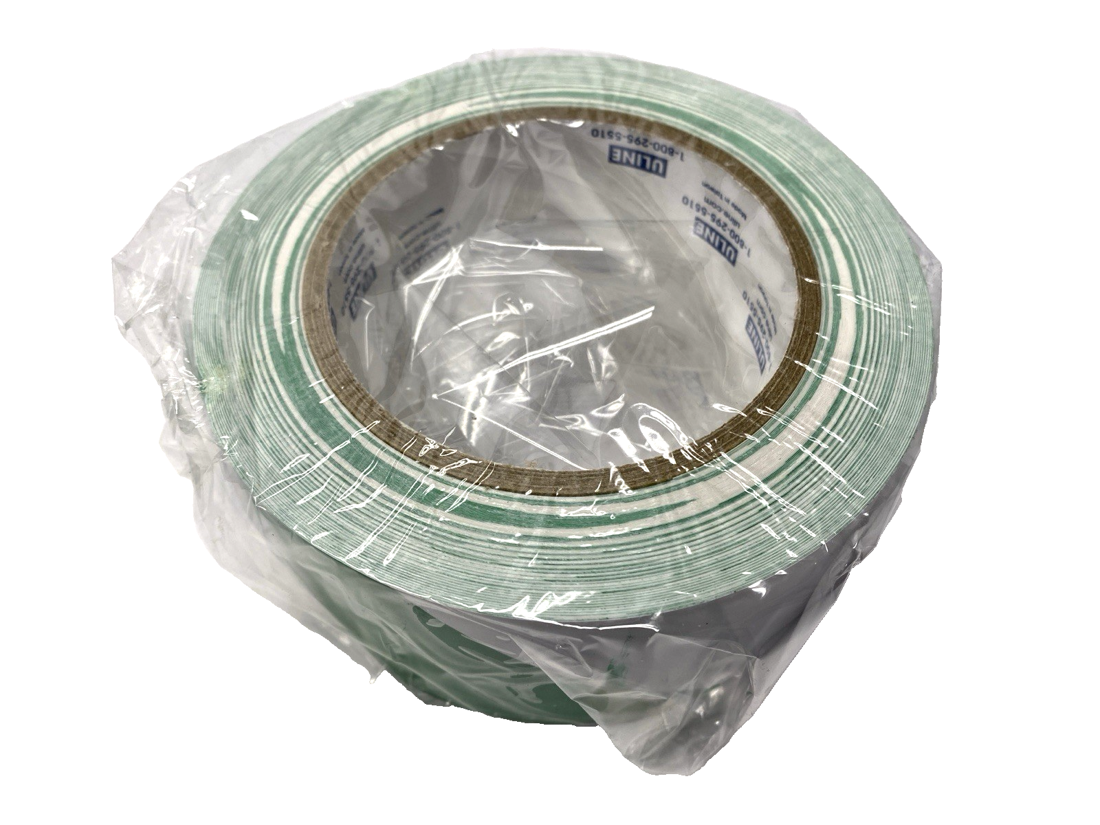 S-16877 | Uline Industrial Vinyl Safety Tape Green/White 2" x 36 yds LOT OF 4 - New - Maverick Industrial Sales
