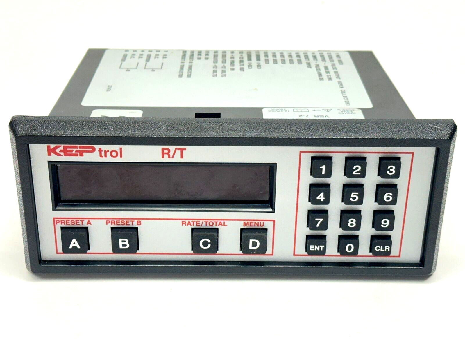 Kessler-Ellis KRT8B5A2K KEPtrol R/T Flow Rate & Flow Totalizer UTGS400369P0002 - Maverick Industrial Sales
