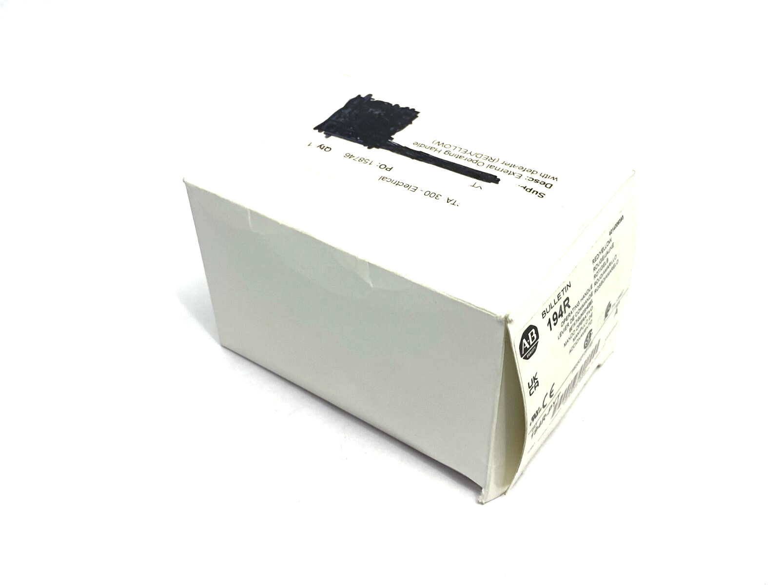 Allen Bradley 194R-PYT Ser. A Operating Disconnect Handle Red/Yellow - Maverick Industrial Sales