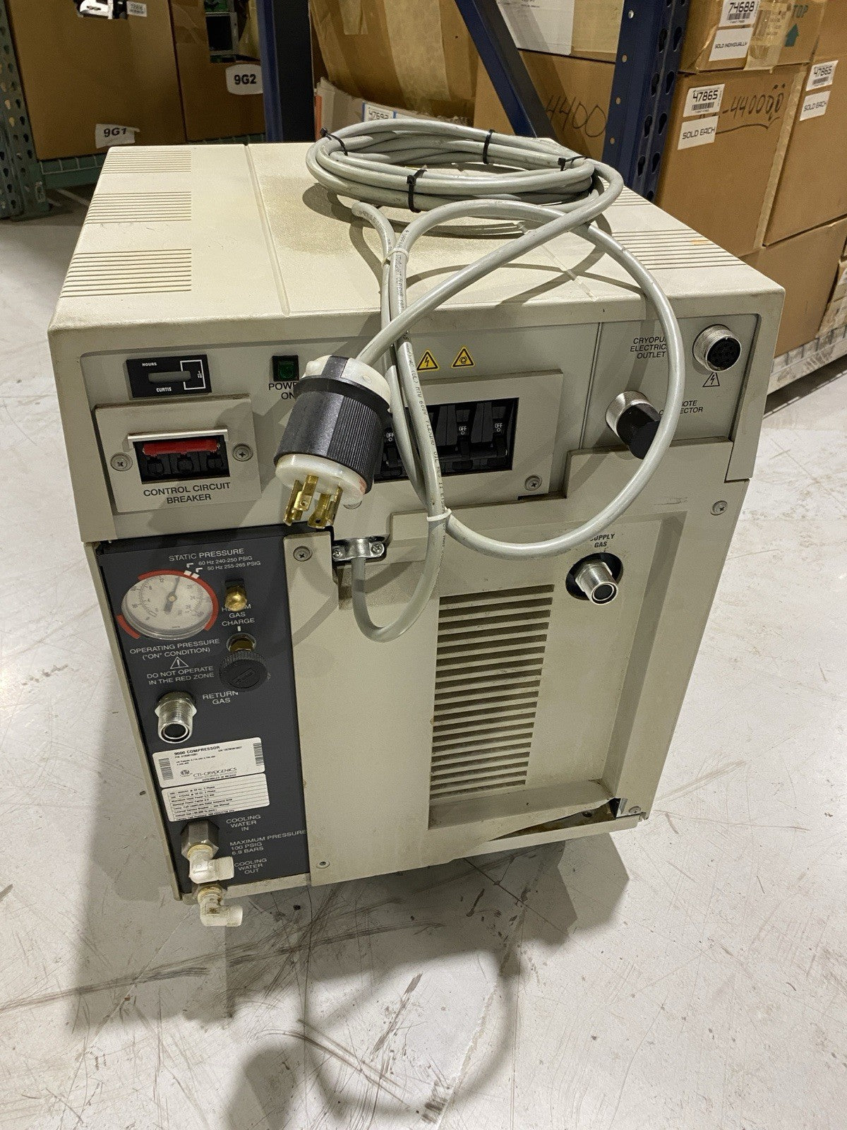 CTI Cryogenics 8135901G001 Chipped Casing 3Ph 9600 Series Compressor 380-460V - Maverick Industrial Sales