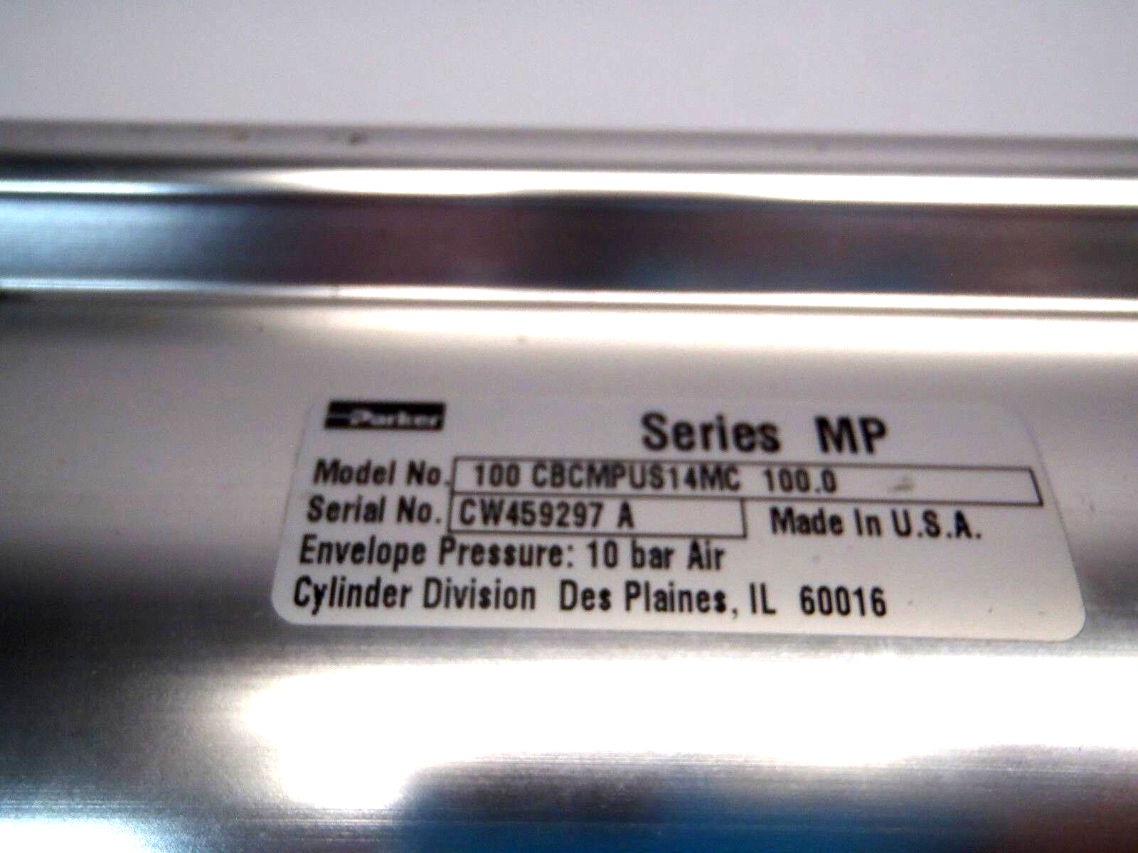 Parker 100 CBCMPUS14MC 100.00 MP Series Cylinder 100mm Bore 100mm Stroke - Maverick Industrial Sales