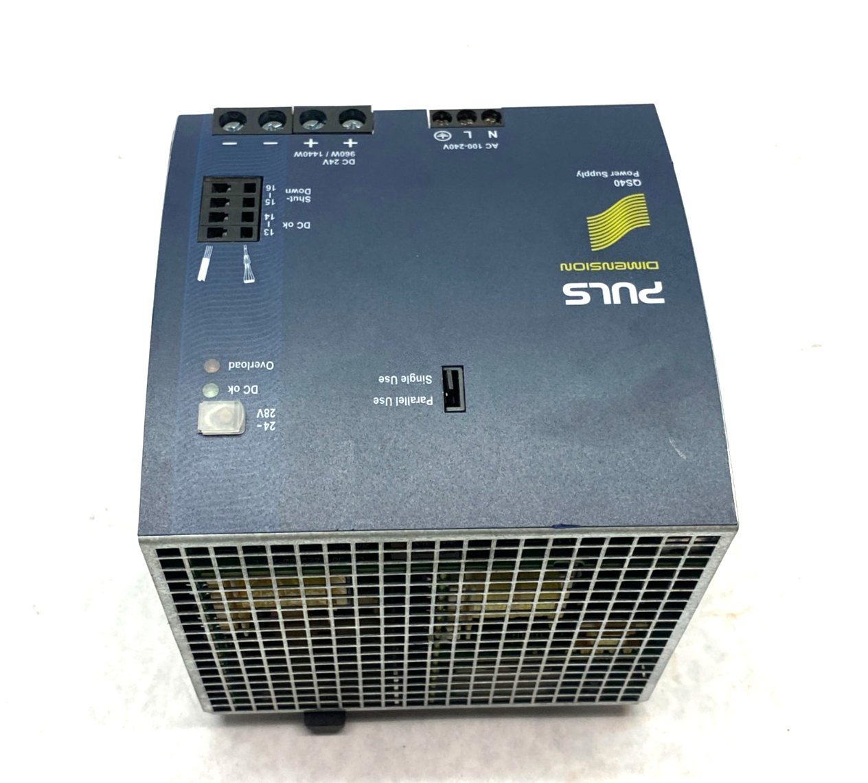 Puls QS40.241 Dimension Power Supply 1-Phase 24V 40A 960W - Used - Maverick Industrial Sales
