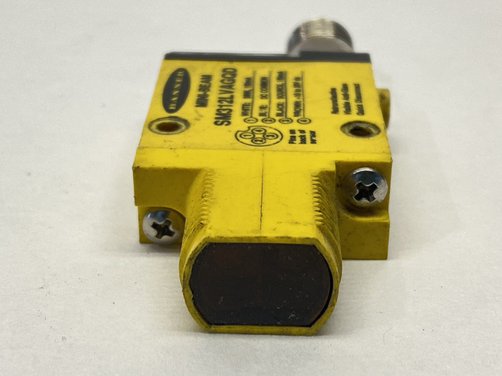 Banner SM312LVAGQD Mini-Beam Polarized Retro Photoelectric Sensor 10-30VDC 26913 - Maverick Industrial Sales