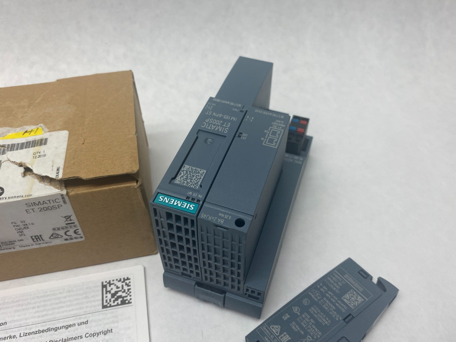 Siemens 6ES7 155-6AA01-0BN0 SIMATIC ET 200SP Interface Module, IM155-6PN ST - Maverick Industrial Sales